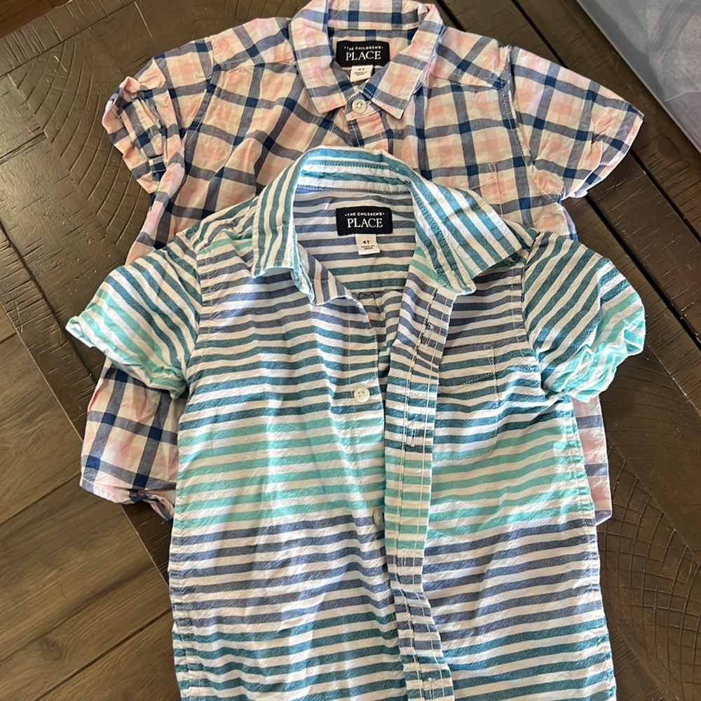 Two children’s place button downs.